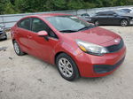 2014 Kia Rio Lx Red vin: KNADM4A30E6330082