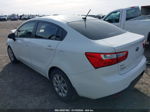 2014 Kia Rio Lx White vin: KNADM4A30E6372347