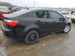 2013 Kia Rio Lx Black vin: KNADM4A31D6250448