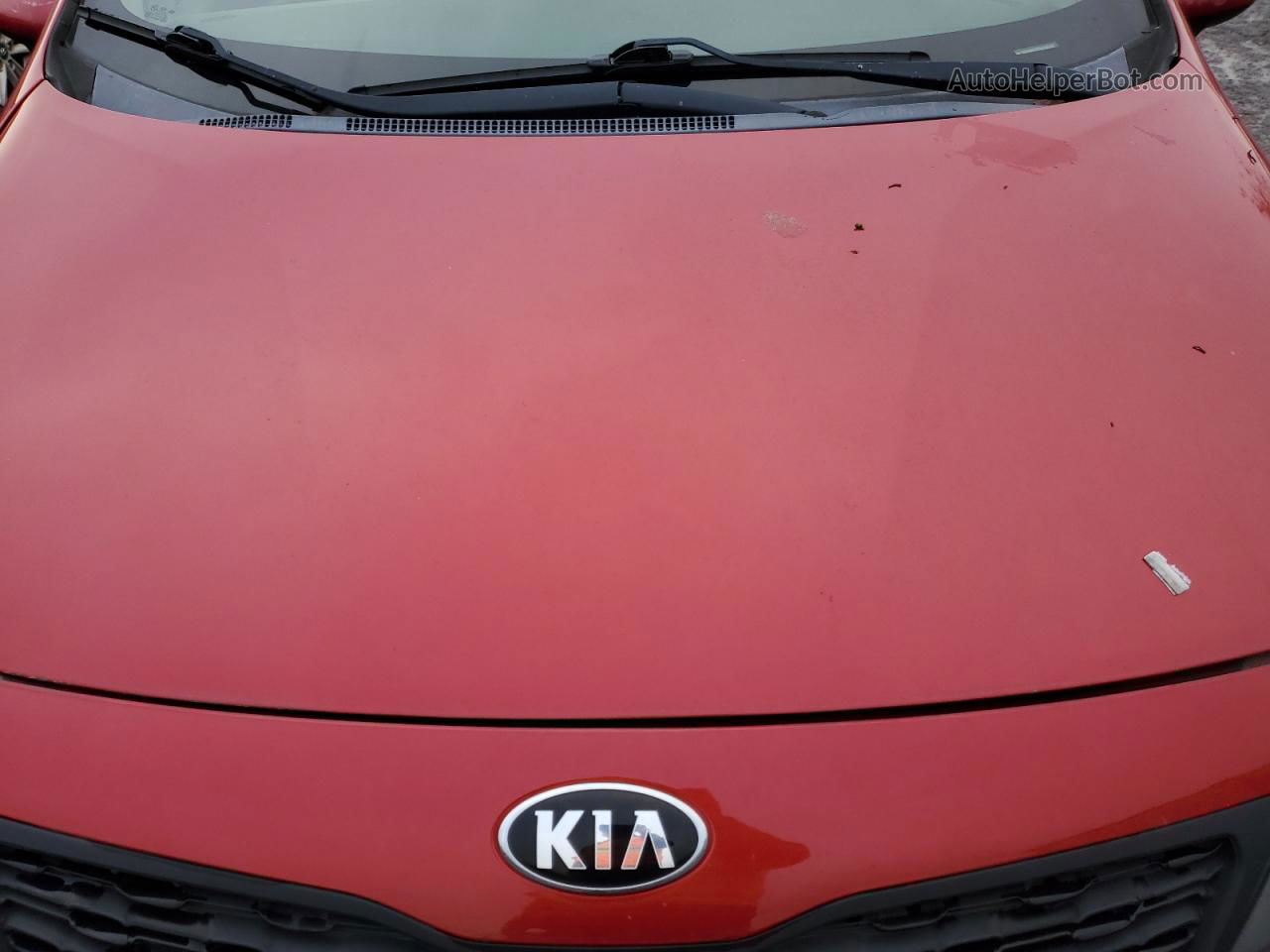 2013 Kia Rio Lx Red vin: KNADM4A31D6288939