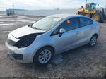 2014 Kia Rio Lx Серебряный vin: KNADM4A31E6325747