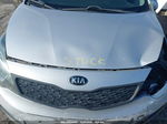 2014 Kia Rio Lx Silver vin: KNADM4A31E6325747