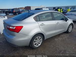 2014 Kia Rio Lx Silver vin: KNADM4A31E6325747