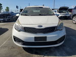 2014 Kia Rio Lx White vin: KNADM4A31E6333251