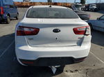 2014 Kia Rio Lx White vin: KNADM4A31E6333251