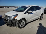 2014 Kia Rio Lx White vin: KNADM4A31E6335999