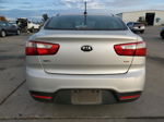 2014 Kia Rio Lx Silver vin: KNADM4A31E6342676