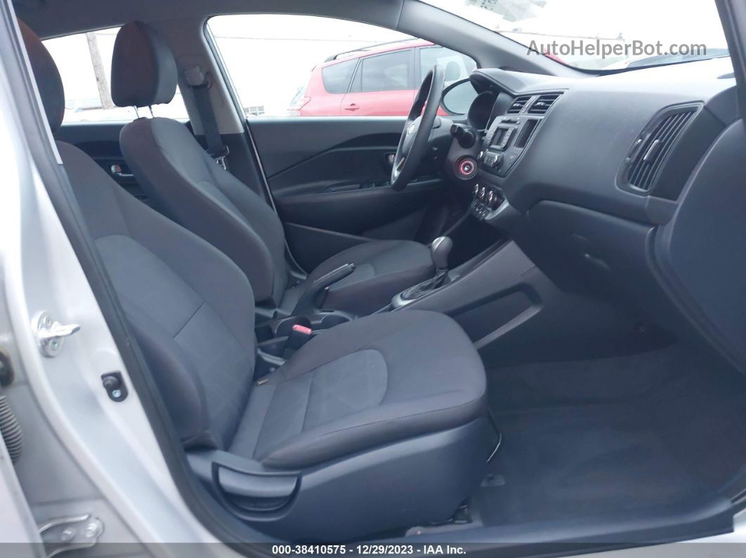 2014 Kia Rio Lx Gray vin: KNADM4A31E6353810