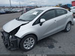 2014 Kia Rio Lx Gray vin: KNADM4A31E6353810