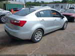 2014 Kia Rio Lx Серебряный vin: KNADM4A31E6408644