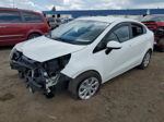 2013 Kia Rio Lx White vin: KNADM4A32D6158832