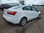 2013 Kia Rio Lx White vin: KNADM4A32D6158832