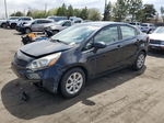 2013 Kia Rio Lx Black vin: KNADM4A32D6165196