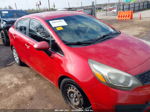 2013 Kia Rio Lx Red vin: KNADM4A32D6199347