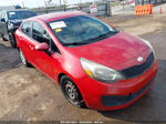 2013 Kia Rio Lx Red vin: KNADM4A32D6199347