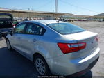 2013 Kia Rio Lx Silver vin: KNADM4A32D6268084