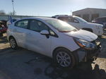 2013 Kia Rio Lx White vin: KNADM4A32D6291025