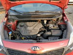 2014 Kia Rio Lx Red vin: KNADM4A32E6346056