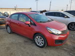 2014 Kia Rio Lx Red vin: KNADM4A32E6346056