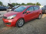 2014 Kia Rio Lx Red vin: KNADM4A32E6346056