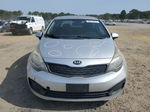 2014 Kia Rio Lx Silver vin: KNADM4A32E6350981