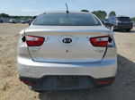 2014 Kia Rio Lx Silver vin: KNADM4A32E6350981