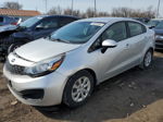 2014 Kia Rio Lx Silver vin: KNADM4A32E6359583