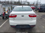 2014 Kia Rio Lx Белый vin: KNADM4A32E6363956