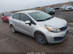 2014 Kia Rio Lx Silver vin: KNADM4A32E6367649