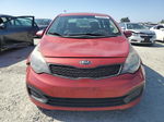 2014 Kia Rio Lx Red vin: KNADM4A32E6371734