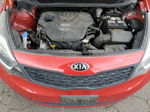 2014 Kia Rio Lx Red vin: KNADM4A32E6396245