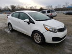 2013 Kia Rio Lx White vin: KNADM4A33D6164803