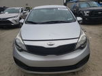 2013 Kia Rio Lx Silver vin: KNADM4A33D6209383