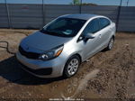 2013 Kia Rio Lx Silver vin: KNADM4A33D6280096