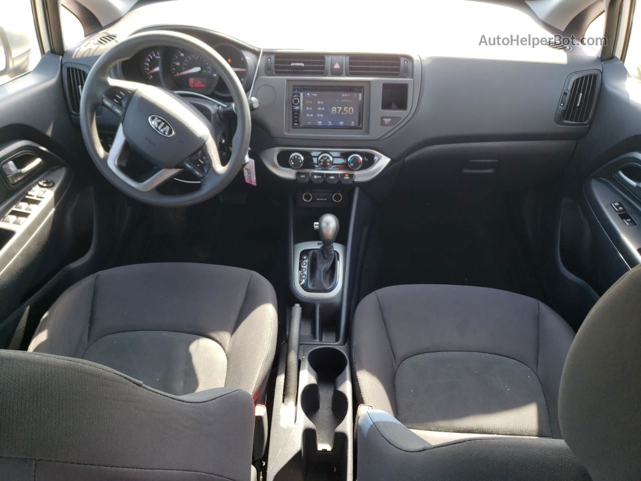 2013 Kia Rio Lx Серебряный vin: KNADM4A33D6283919