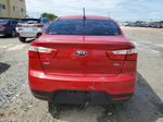 2014 Kia Rio Lx Red vin: KNADM4A33E6326527