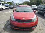 2014 Kia Rio Lx Red vin: KNADM4A33E6326527