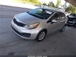 2014 Kia Rio Lx Серебряный vin: KNADM4A33E6328262