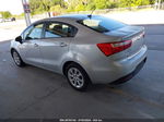 2014 Kia Rio Lx Silver vin: KNADM4A33E6328262