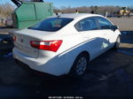 2014 Kia Rio Lx White vin: KNADM4A33E6341299