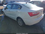 2014 Kia Rio Lx White vin: KNADM4A33E6341299