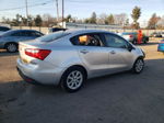 2014 Kia Rio Lx Silver vin: KNADM4A33E6345093