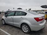 2014 Kia Rio Lx Silver vin: KNADM4A33E6348219