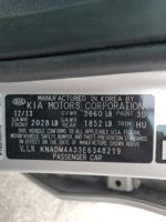 2014 Kia Rio Lx Silver vin: KNADM4A33E6348219