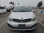 2014 Kia Rio Lx Silver vin: KNADM4A33E6348219