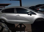 2014 Kia Rio Lx Silver vin: KNADM4A33E6352237