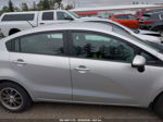 2014 Kia Rio Lx Silver vin: KNADM4A33E6354165