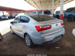 2014 Kia Rio Lx Silver vin: KNADM4A33E6384685