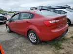 2014 Kia Rio Lx Red vin: KNADM4A33E6408676