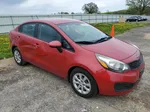 2014 Kia Rio Lx Red vin: KNADM4A33E6408676